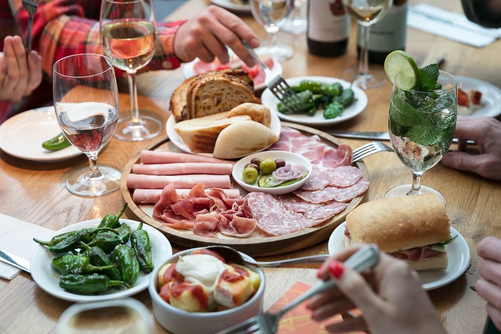 charcuterie cheese and wine at el vino london bridge wine bar london