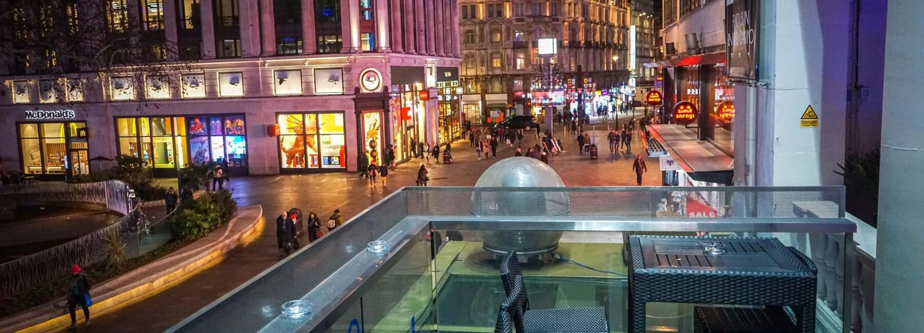 empire casino Icon balcony bar rooftop bar leicester square