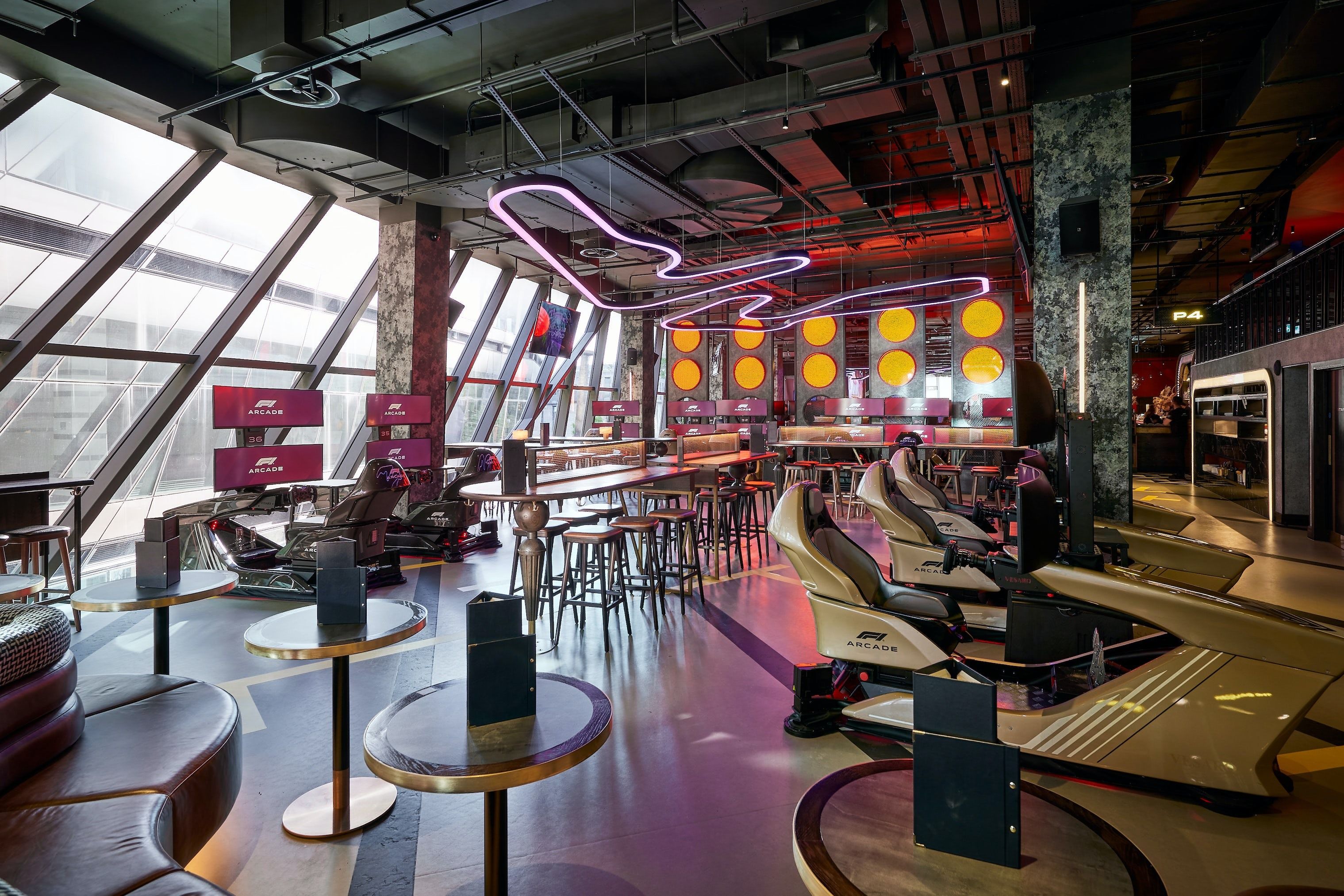 bar area f1 arcade city of london team-building activity venue