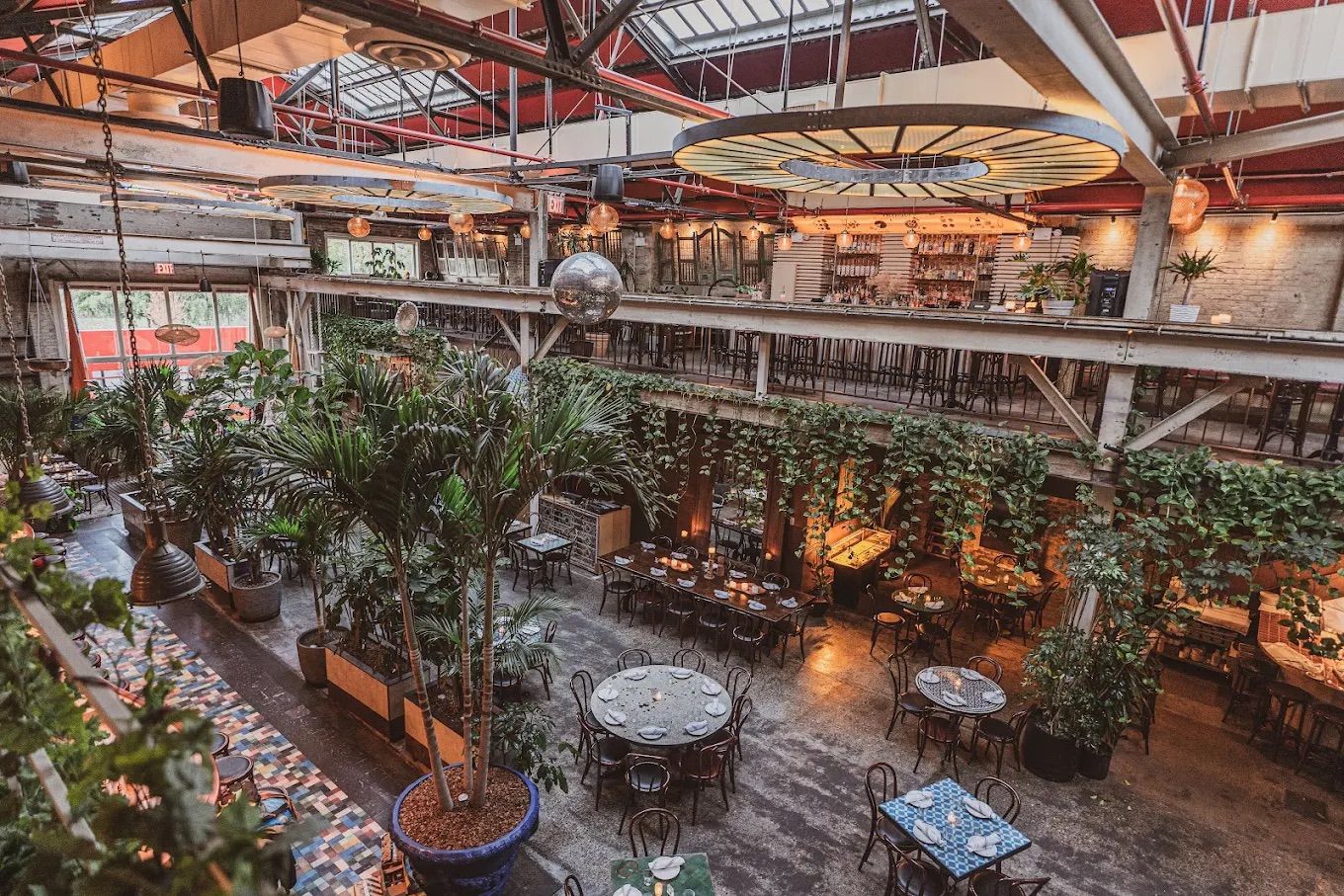 A spacious venue for larger-scale private dining in Williamsburg: Fandi Mata1