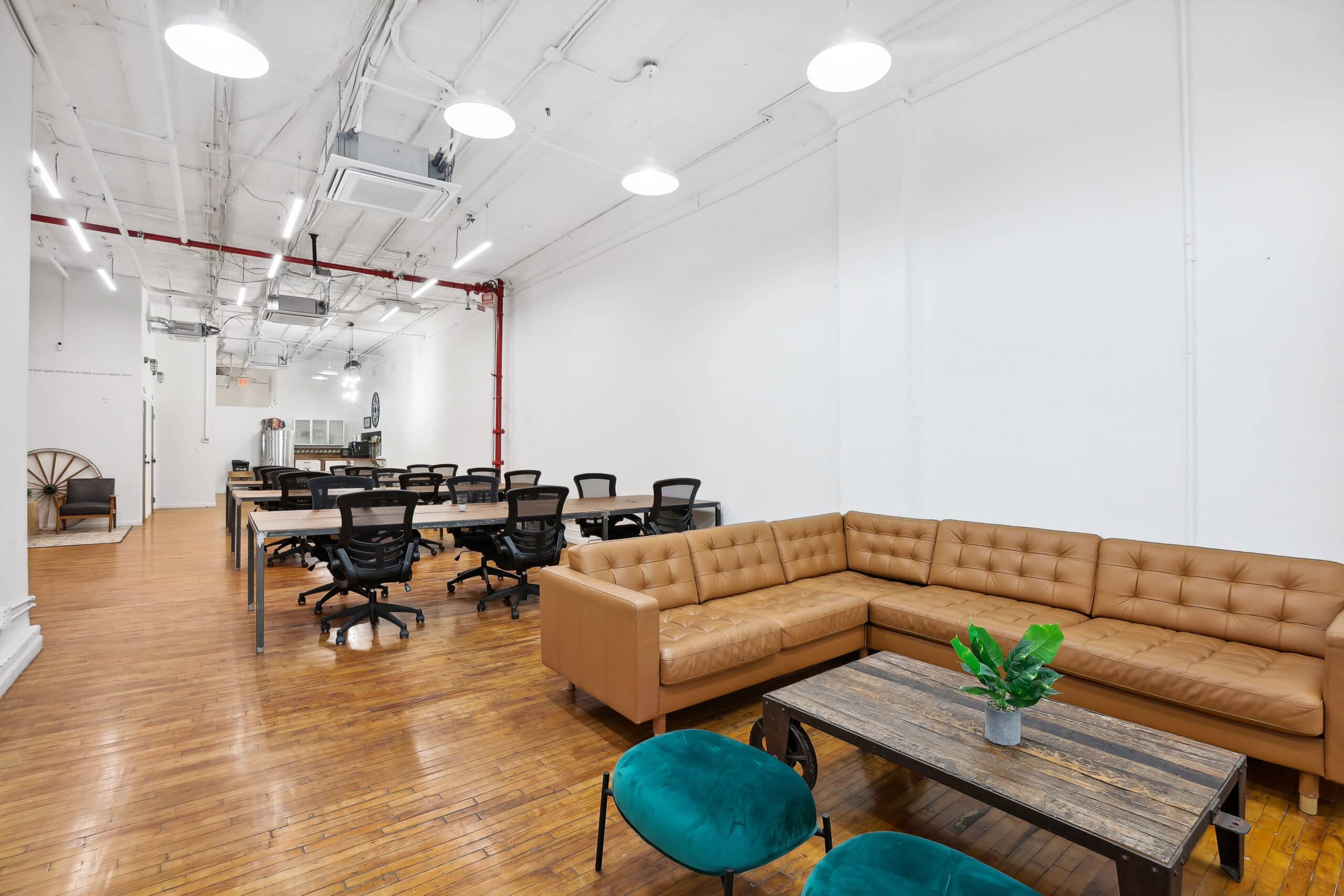 The event space at The Farm SoHo, a bar/bat mitzvah venue in NYC. 