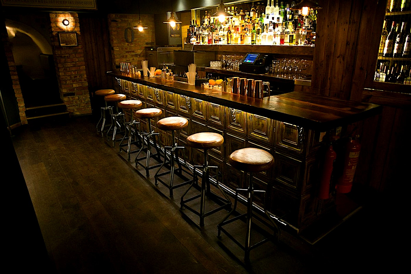 interior of the found the bar in old street in london