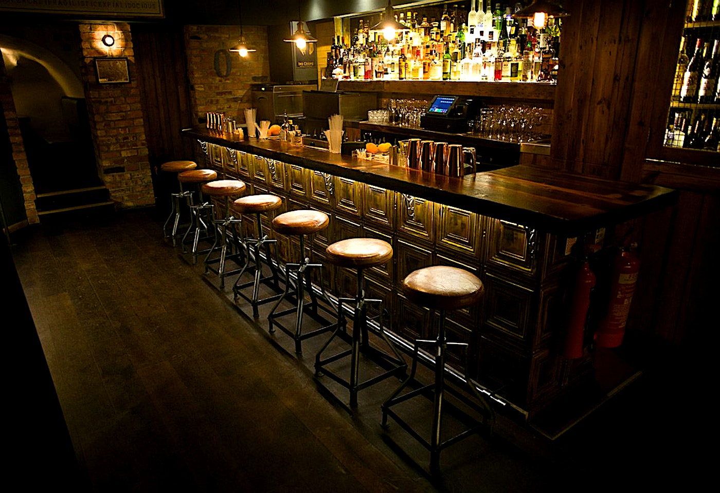 interior of the found the bar in old street in london