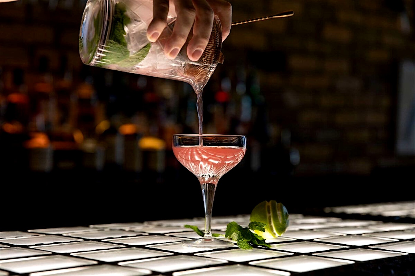 cocktail at fox and anchor farringdon bar london