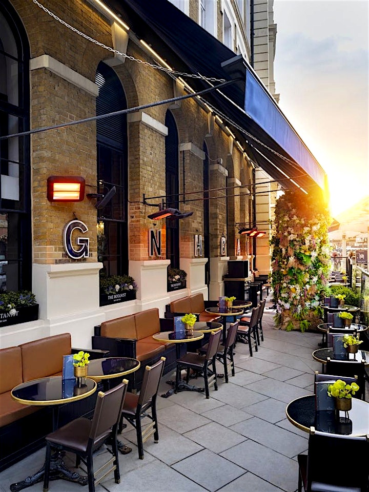 outdoor seating at gnh bar kings cross cocktail bar london