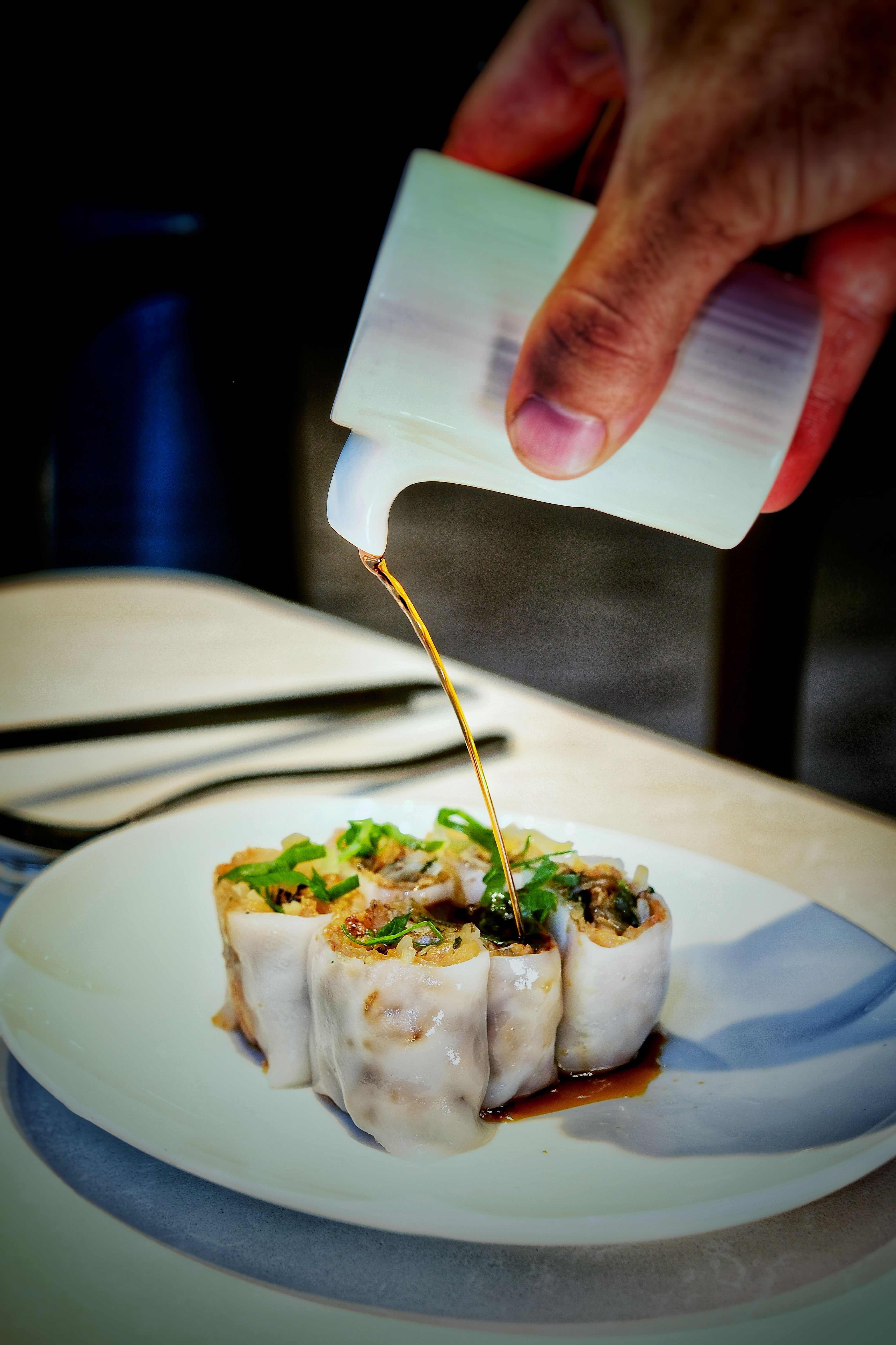 festive dish at gouqi london venue