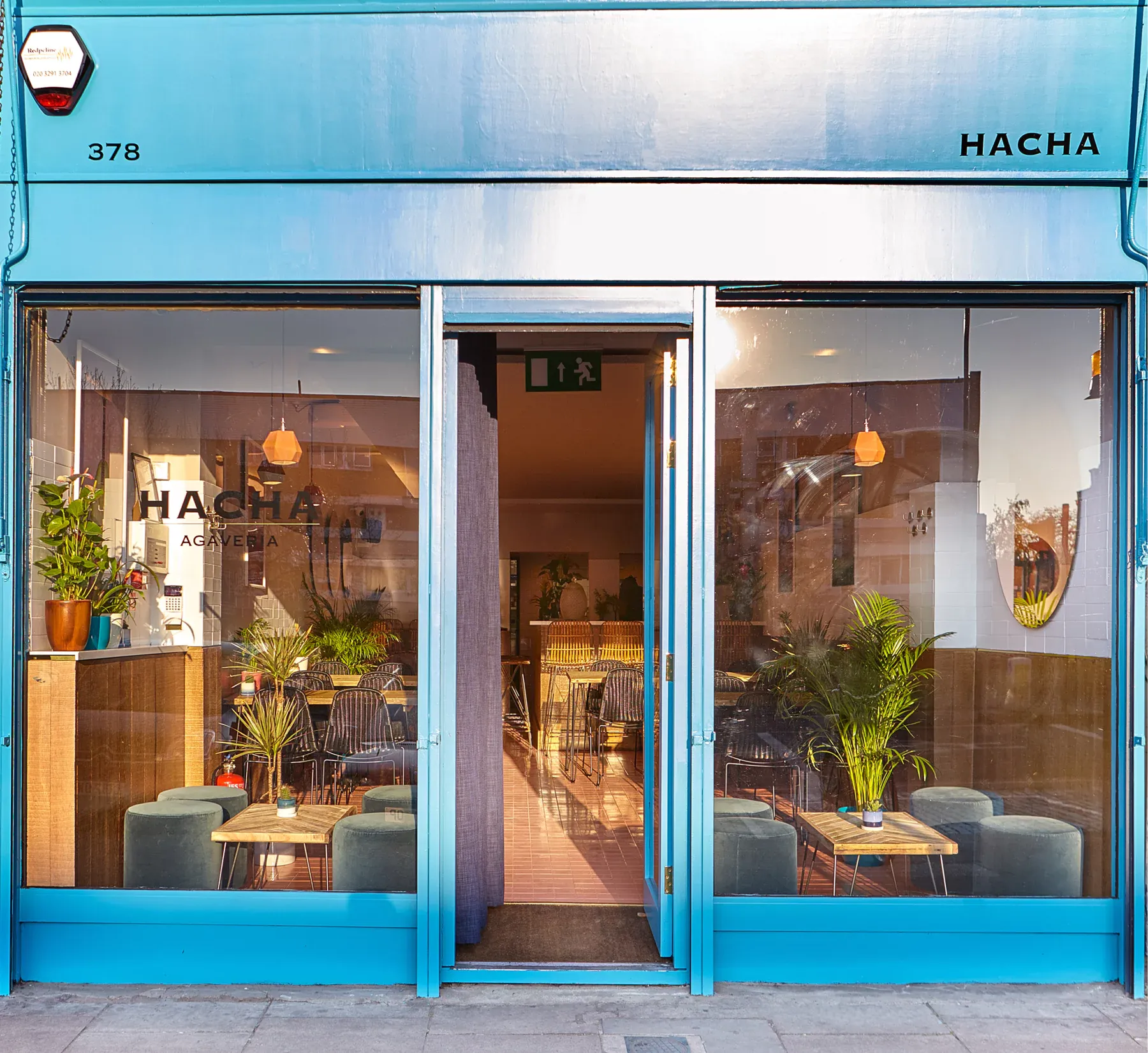 exterior of hacha in dalston in london