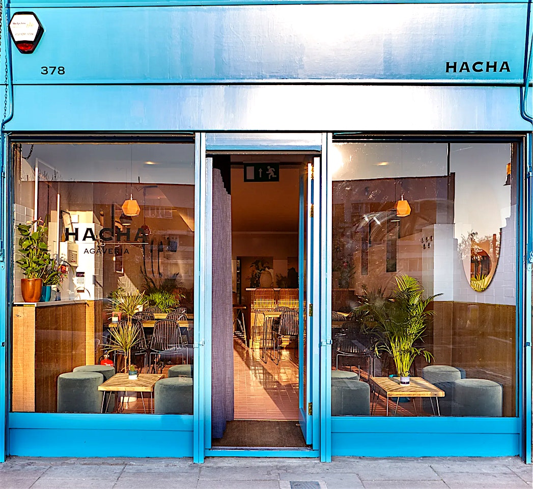 exterior of hacha in dalston in london