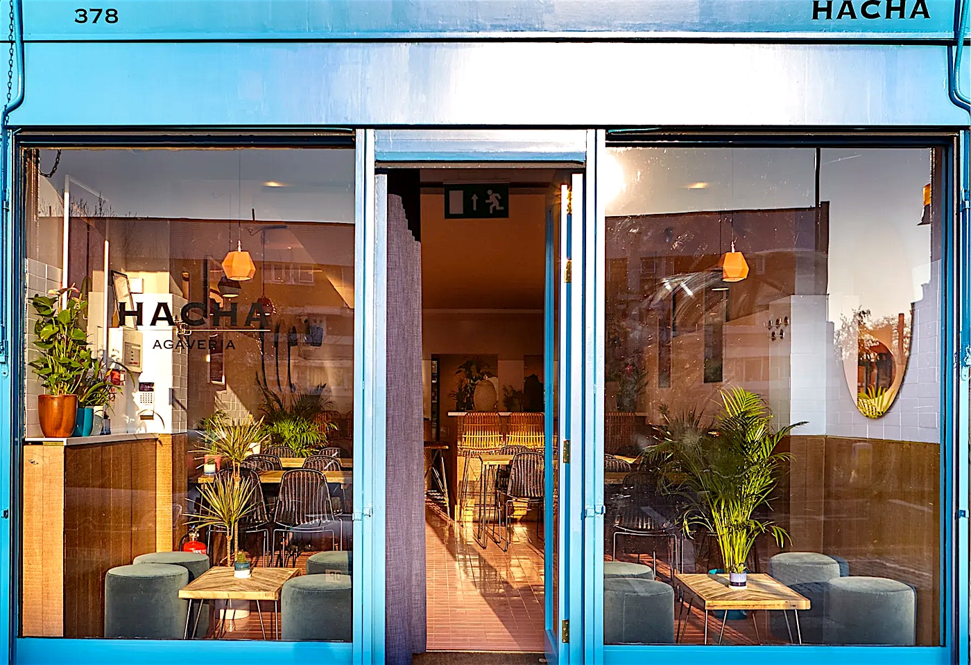 exterior of hacha in dalston in london