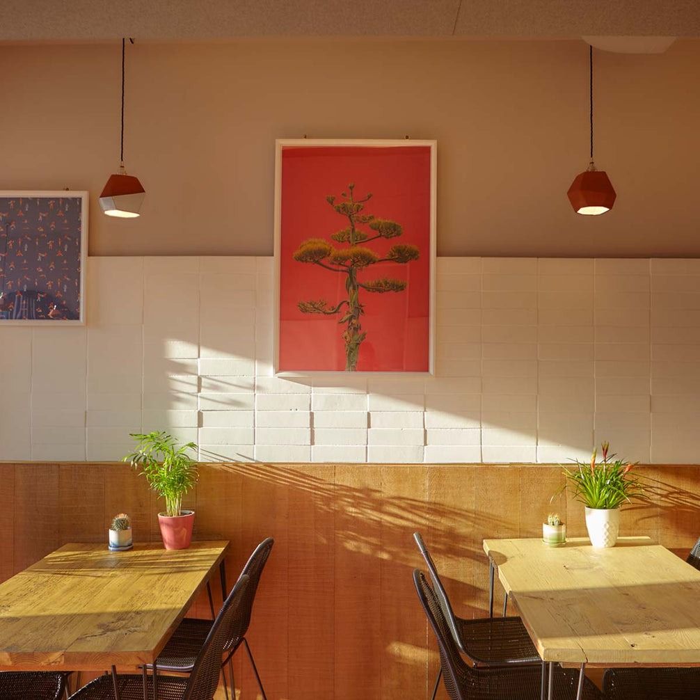 interior of hacha in dalston in london