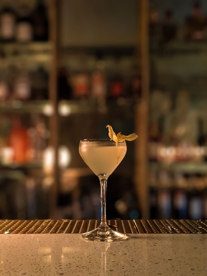 cocktail at heads and tails camden london cocktail bar