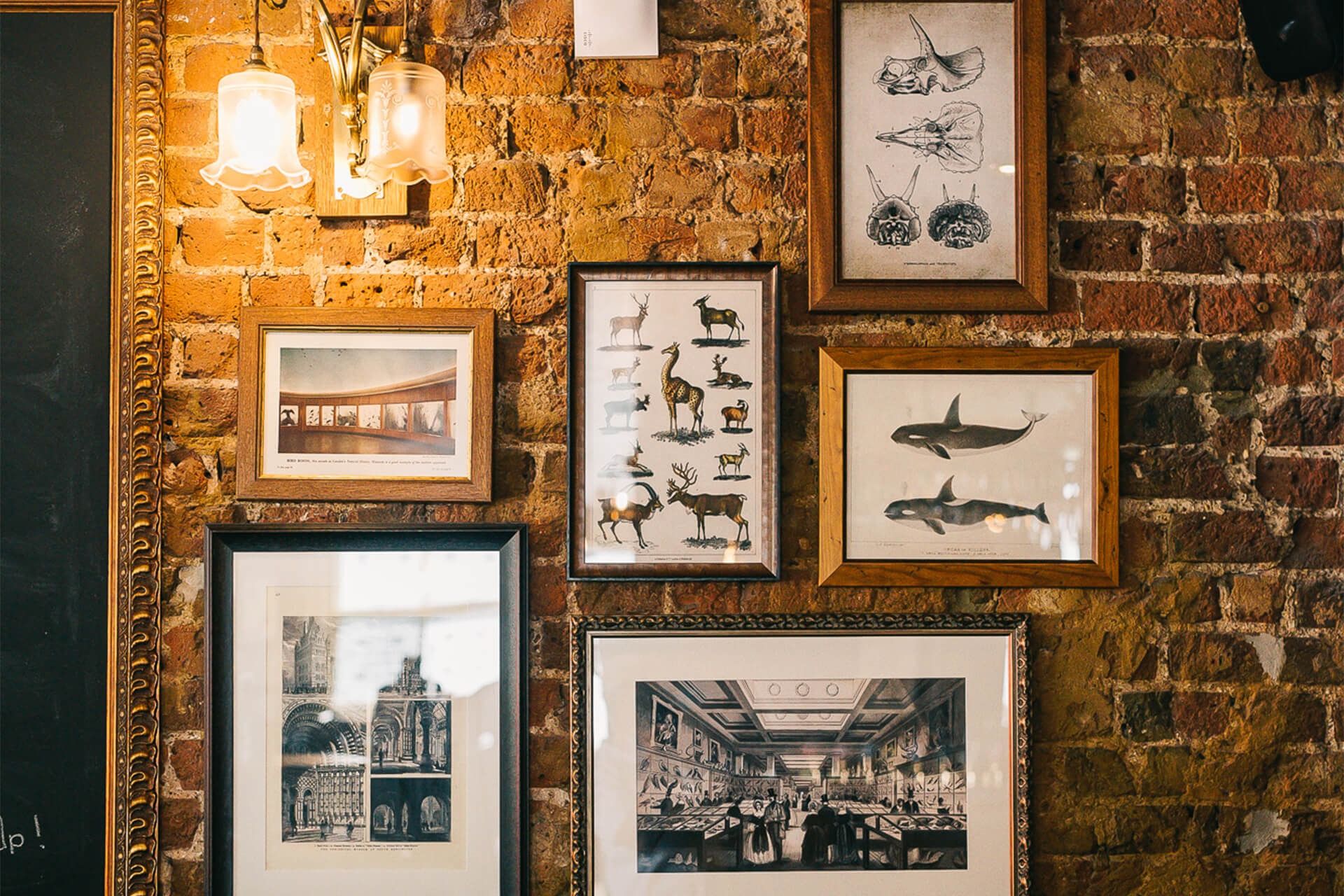 detail of the hereford arms south kensington bar london