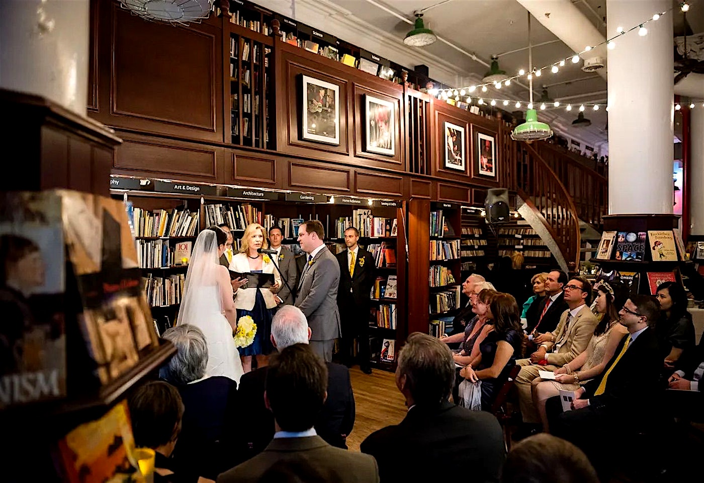 This small wedding venue is one for the books: Housing Works Bookstore image 2