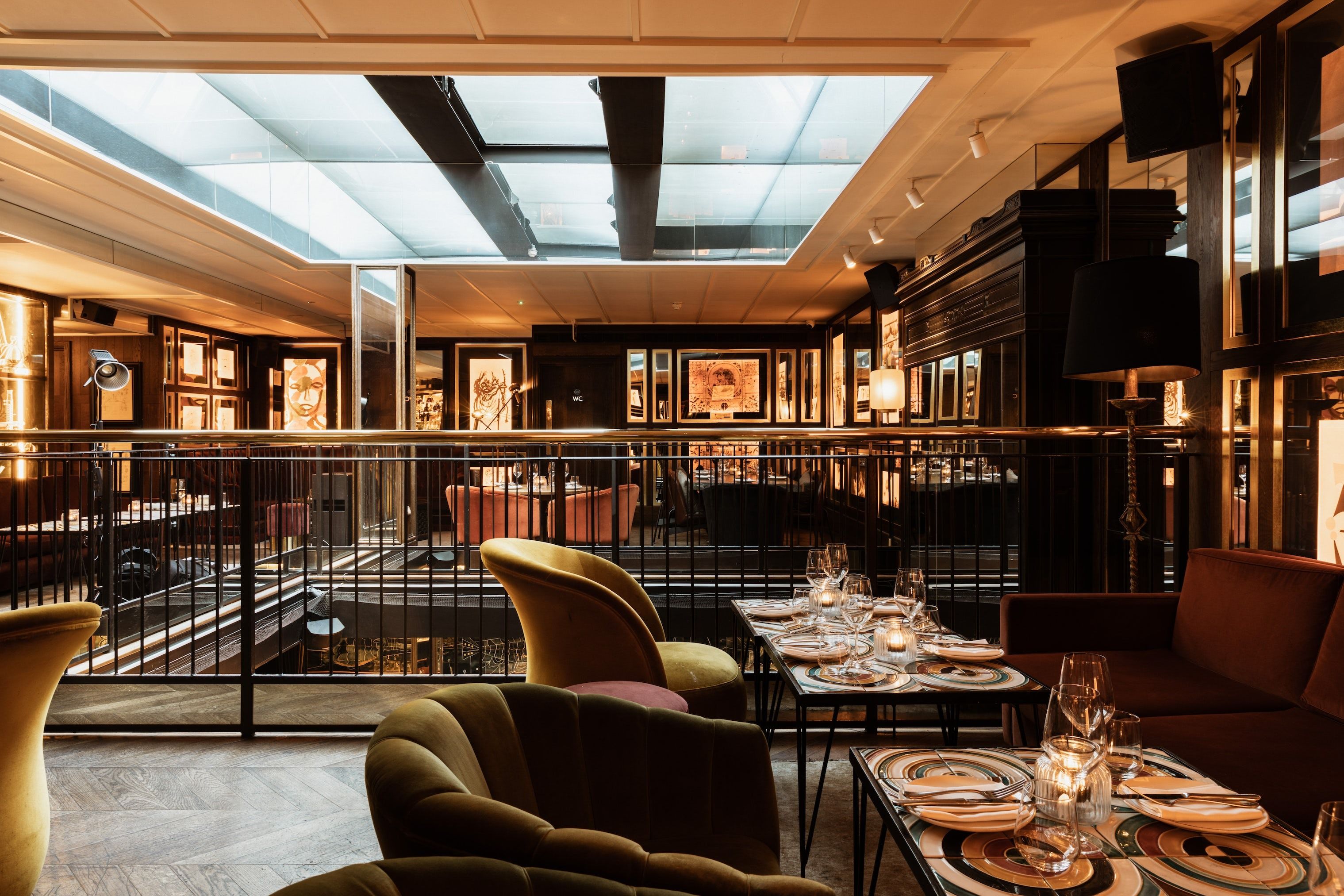 interior of hovarda leicester square london bar