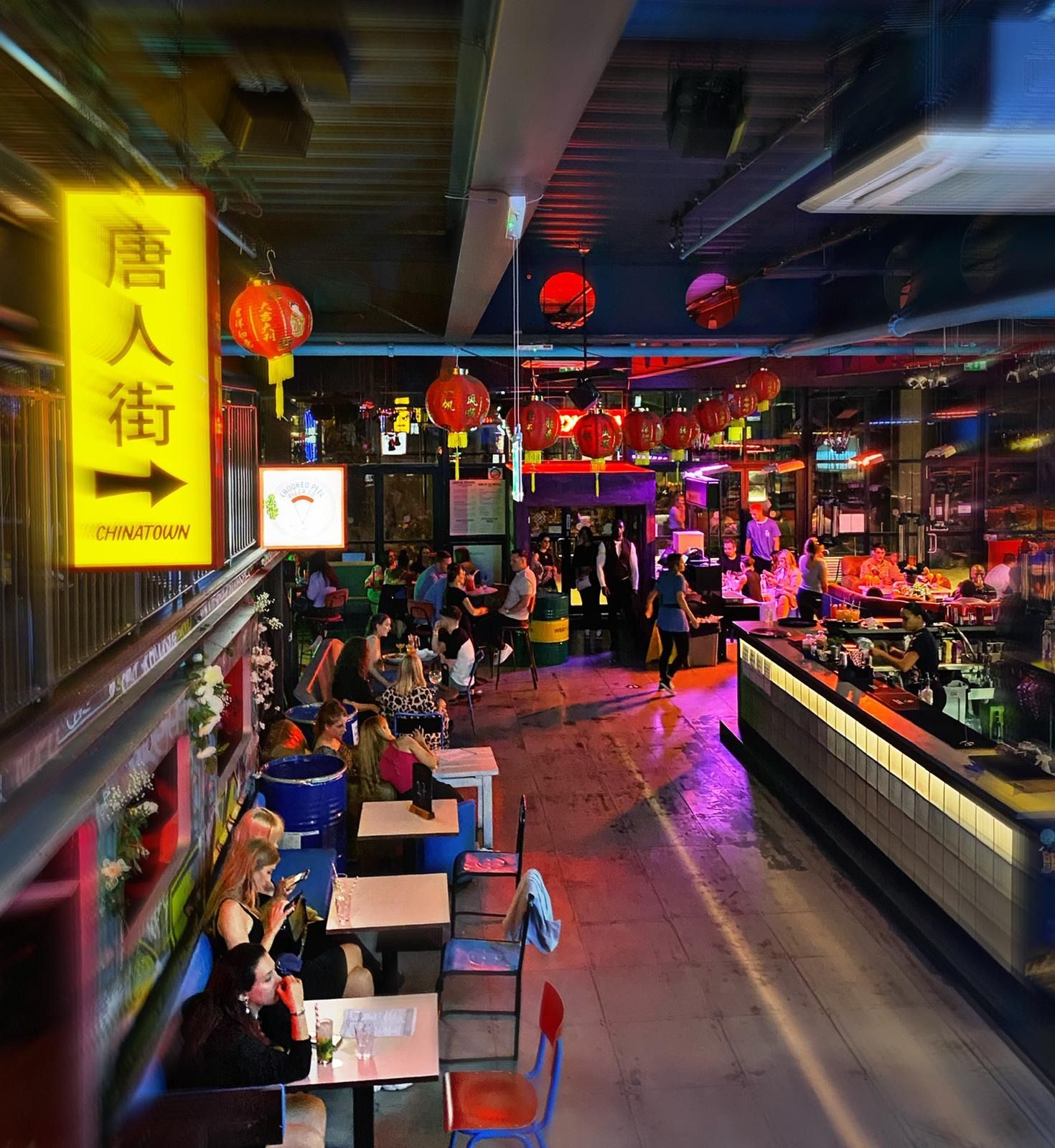 interior of hucksters paddington cocktail bar london