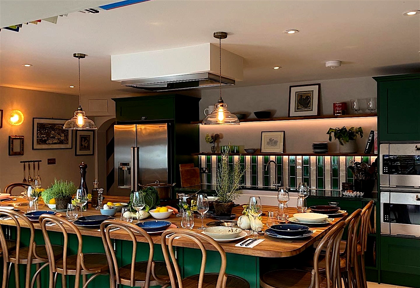 italian design kitchen at enrica rocca cooking school notting hill private dining london