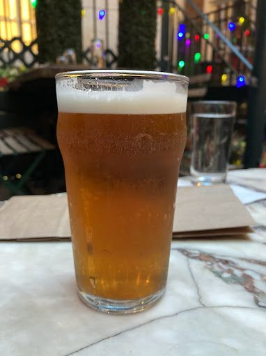 A beer at the Jones Wood Foundry, one of the best bars in Manhattan, NYC.