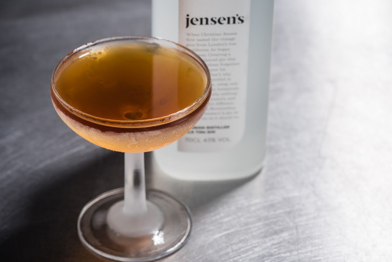 gin cocktail at jensens at bermondsey distillery in bermondsey london