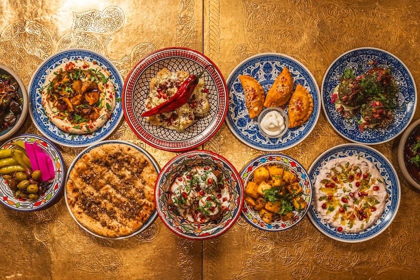 food at kenza unique private dining in london