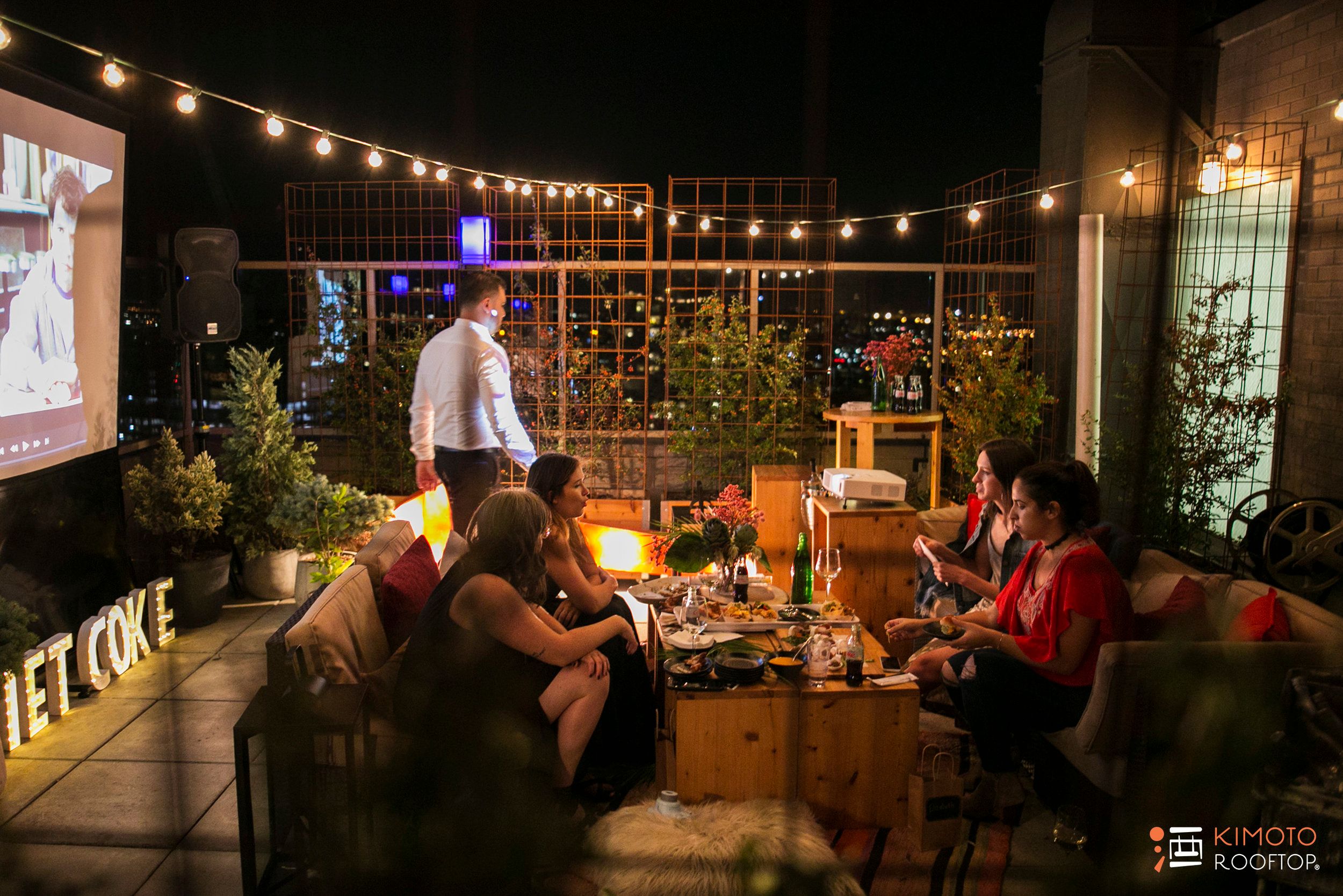 kimoto rooftop brooklyn christmas party venues