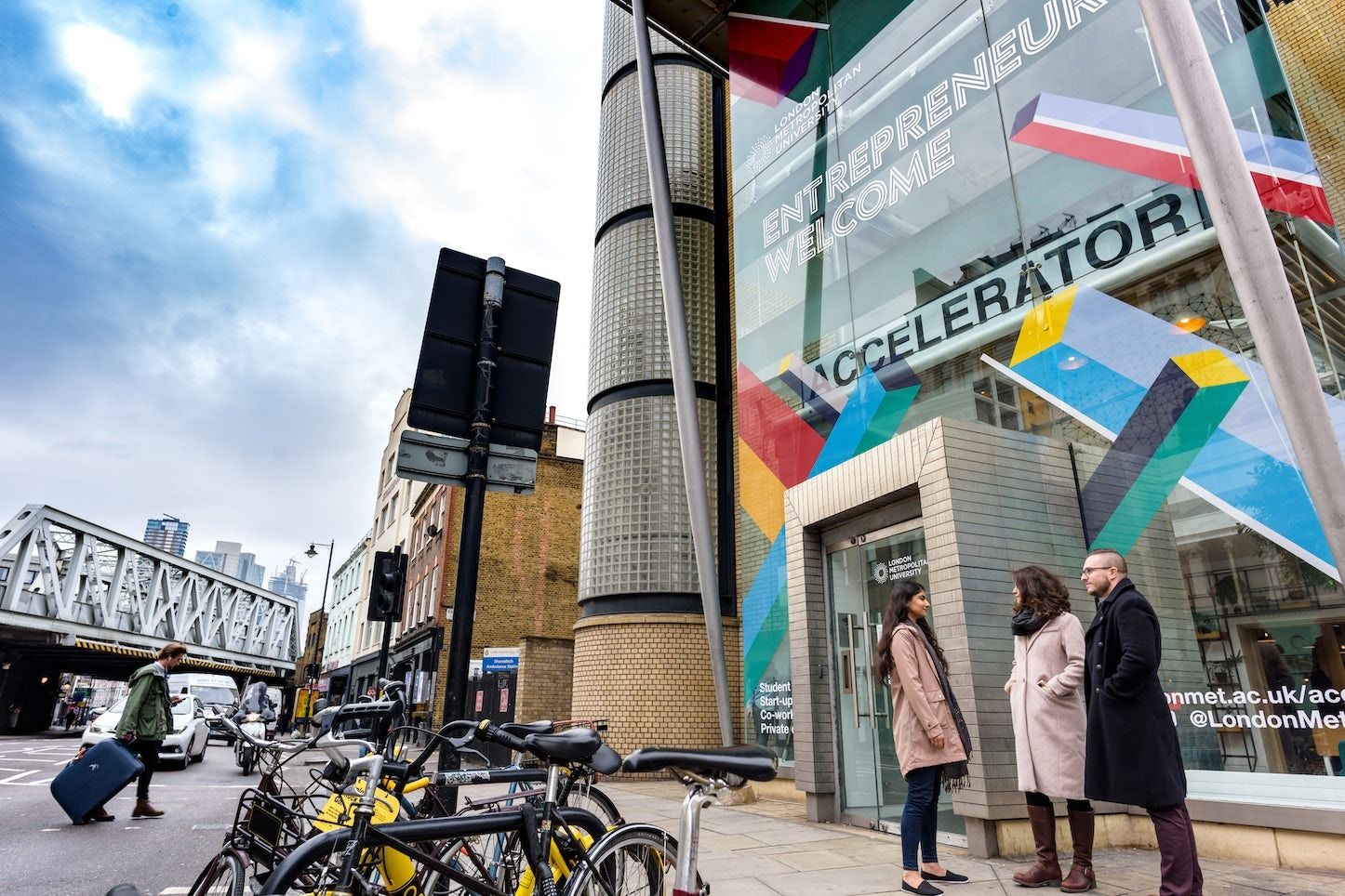 exterior of accelerator london in hackney london