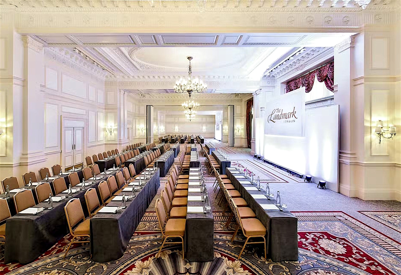 landmark London black tie christmas