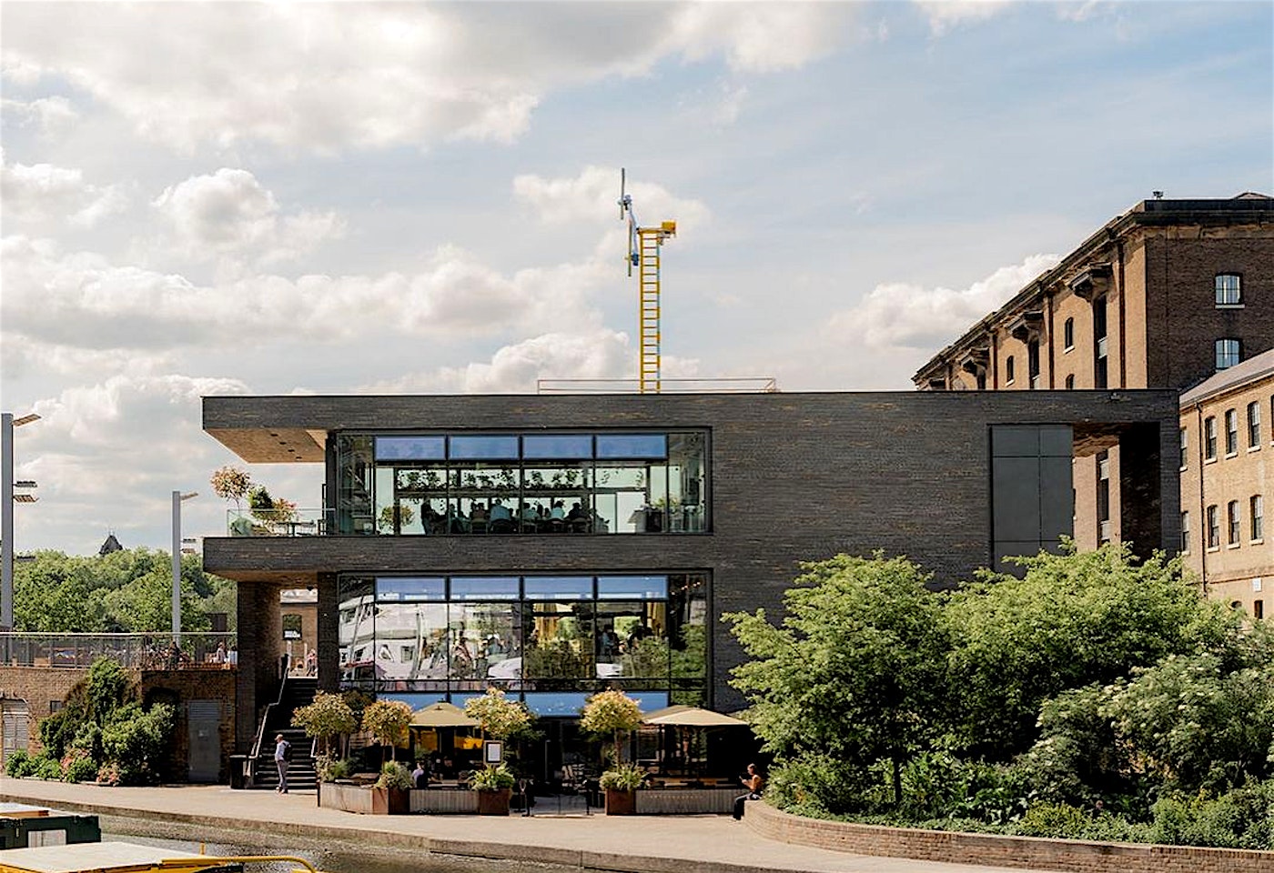 the lighterman exterior regents canal kings cross london