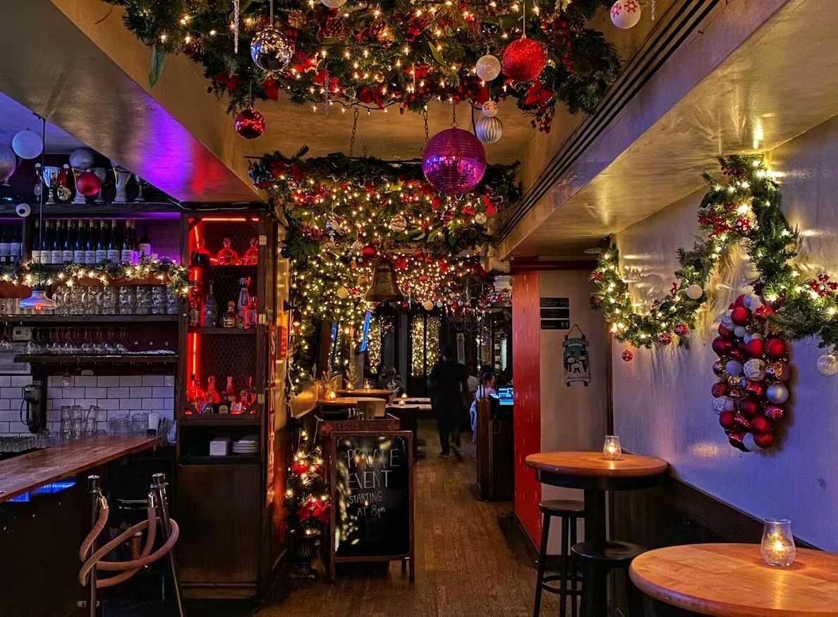 loreley beer garden holiday party venues lower manhattan nyc