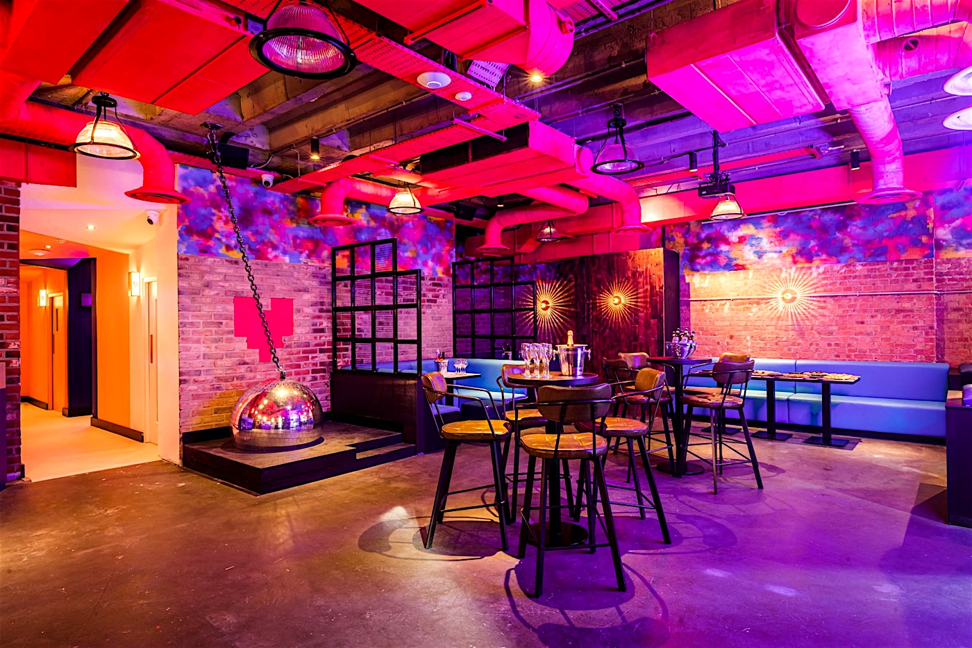 bar area at lucky voice karaoke city of london team-building activity venue 