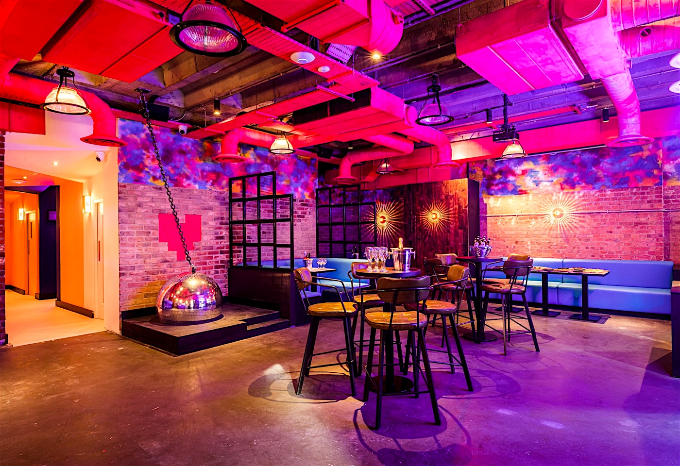 bar area at lucky voice karaoke city of london team-building activity venue 