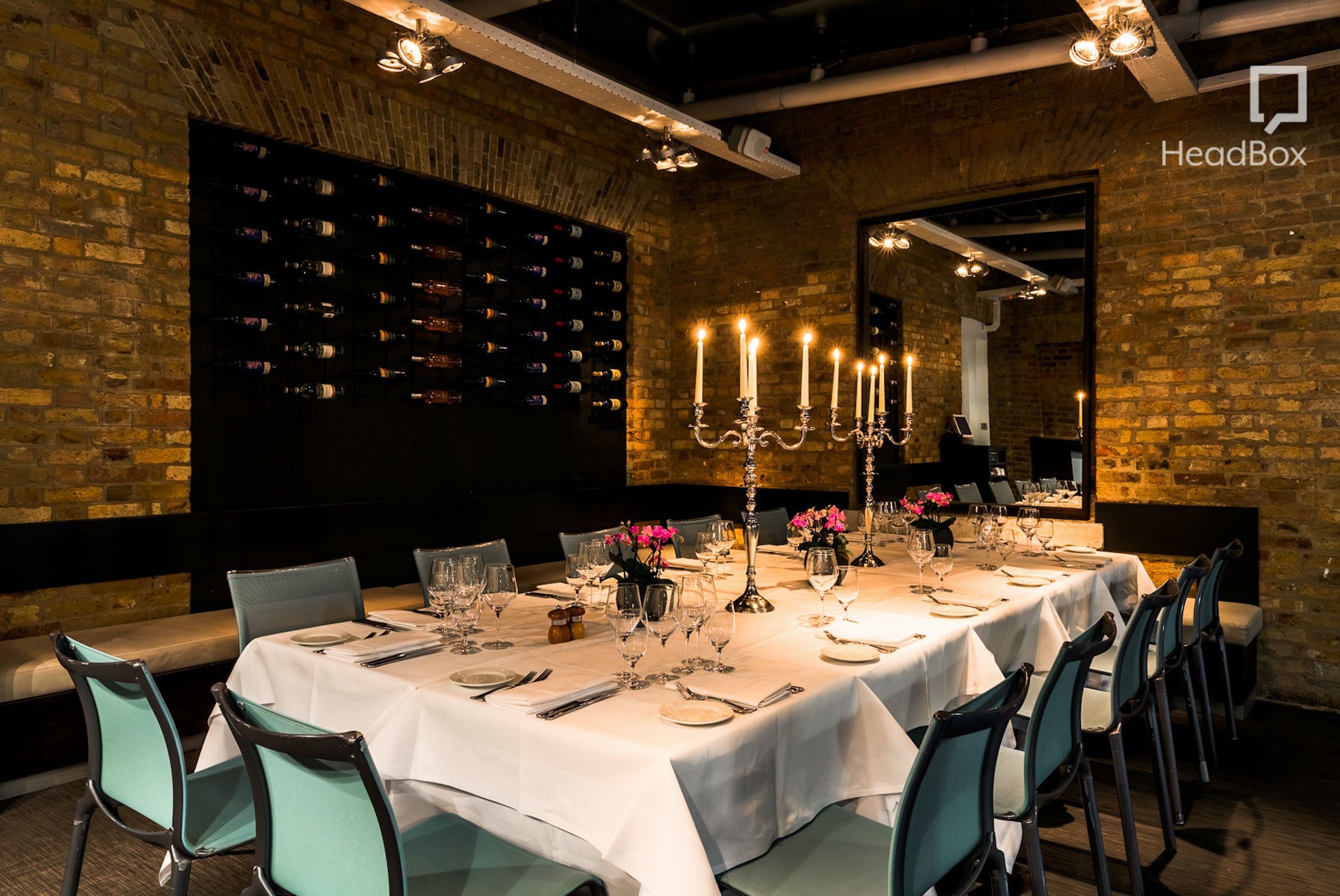 private dining room at manicomio chelsea private dining london