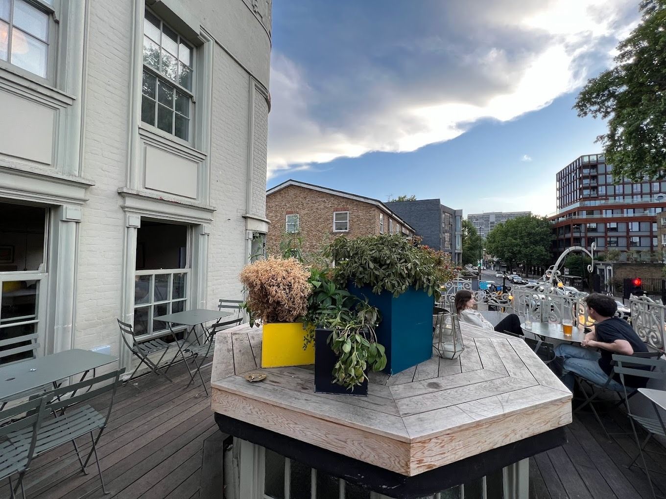 Classic British fare and cocktails at a Victorian pub with rooftop seating: The Marksman1