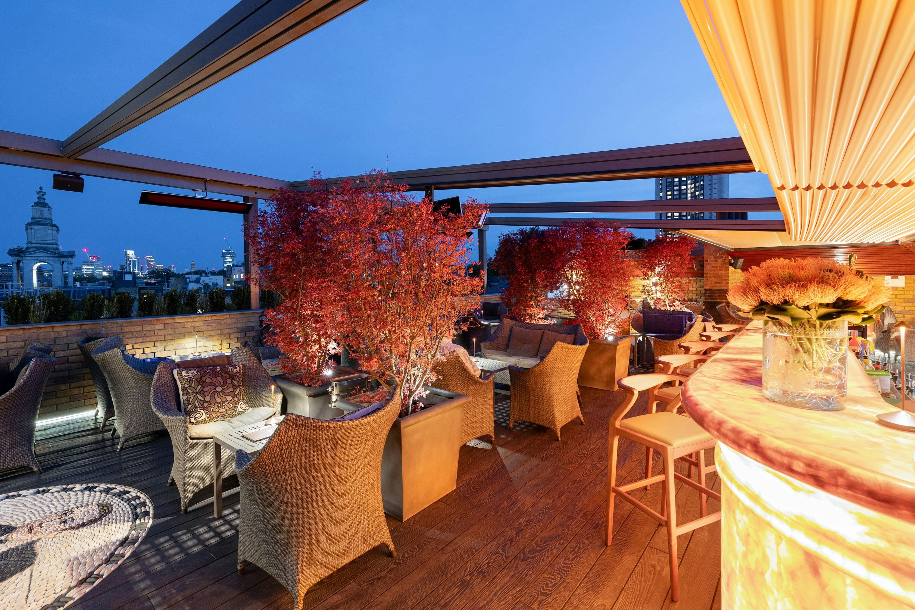 Relaxed and stylish alfresco drinks in central London: Stanley’s Rooftop Bar image 3