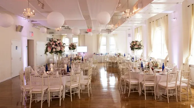 The loft at Midtown Loft & Terrace, a graduation party venue in NYC. 