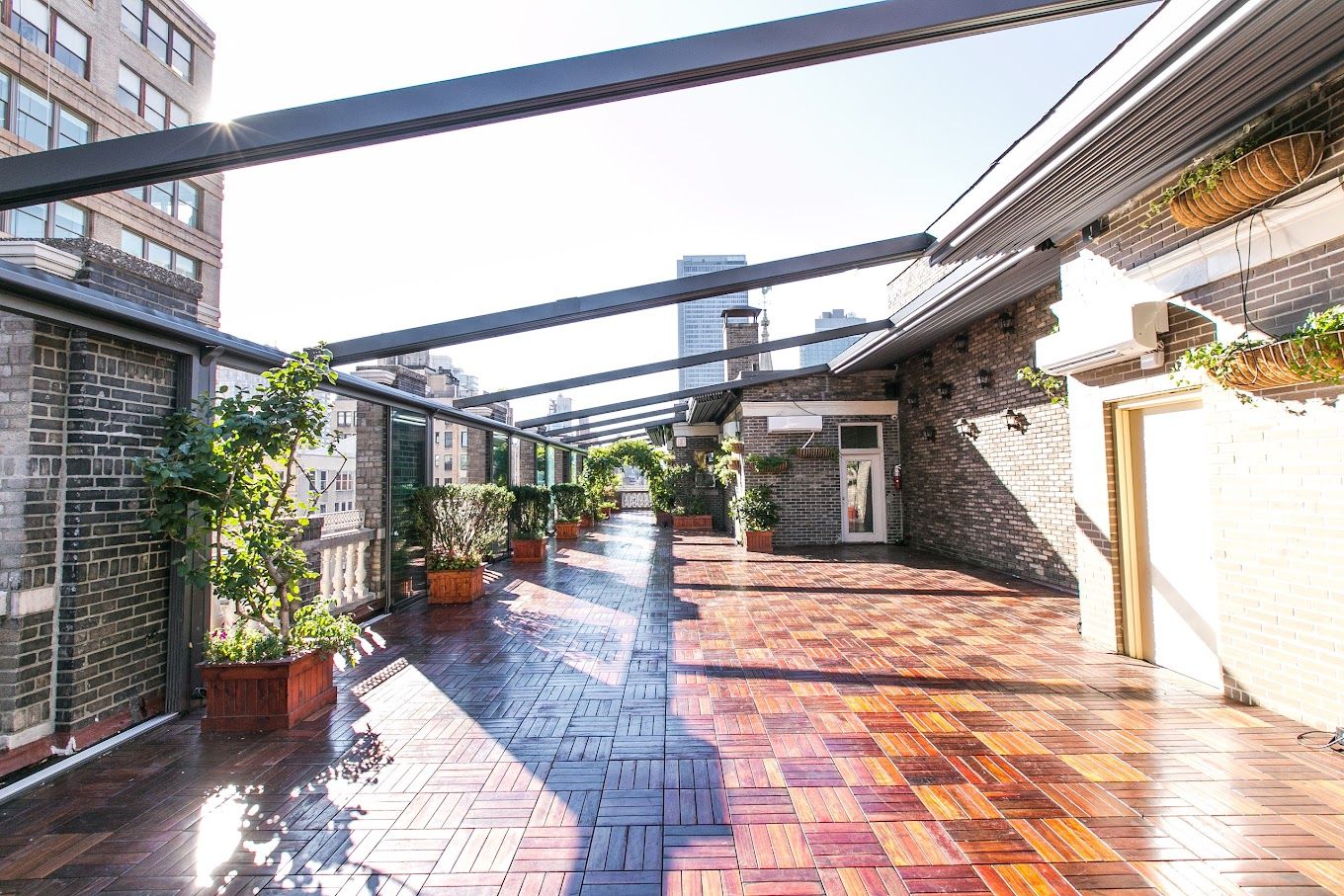 midtown loft and terrace sweet sixteen party venues to rent nyc