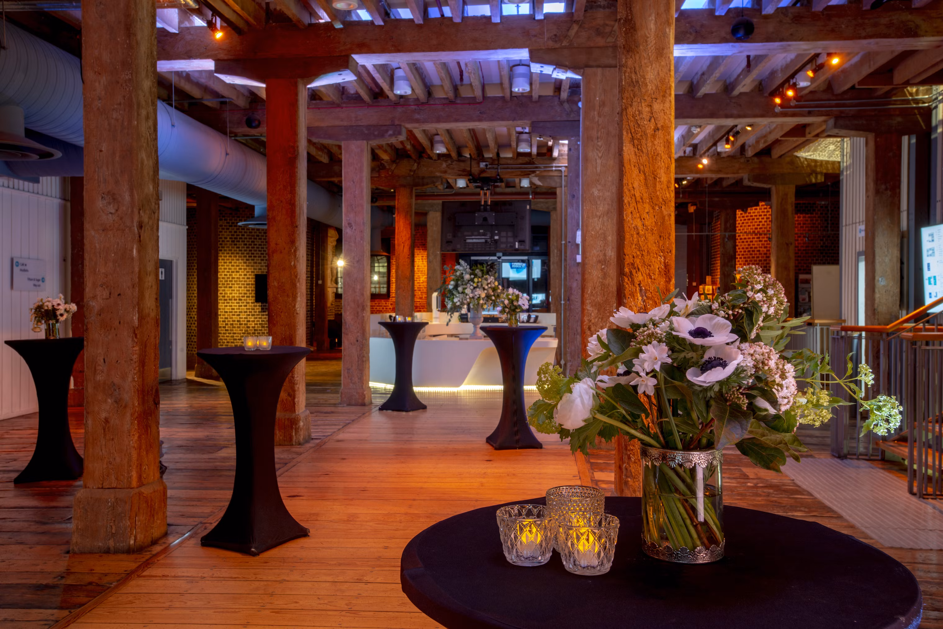 private dining in muscovado hall at the museum of london docklands in canary wharf london