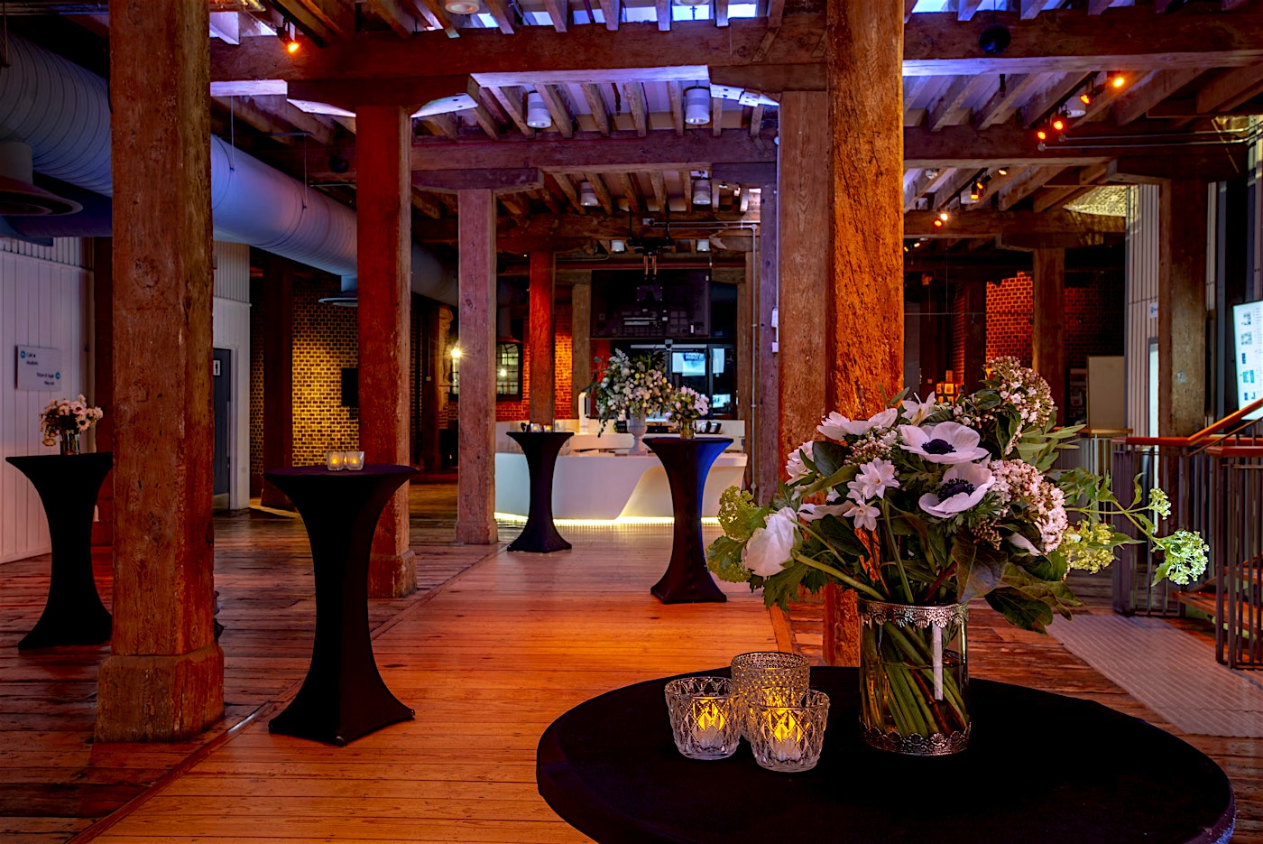 private dining in muscovado hall at the museum of london docklands in canary wharf london