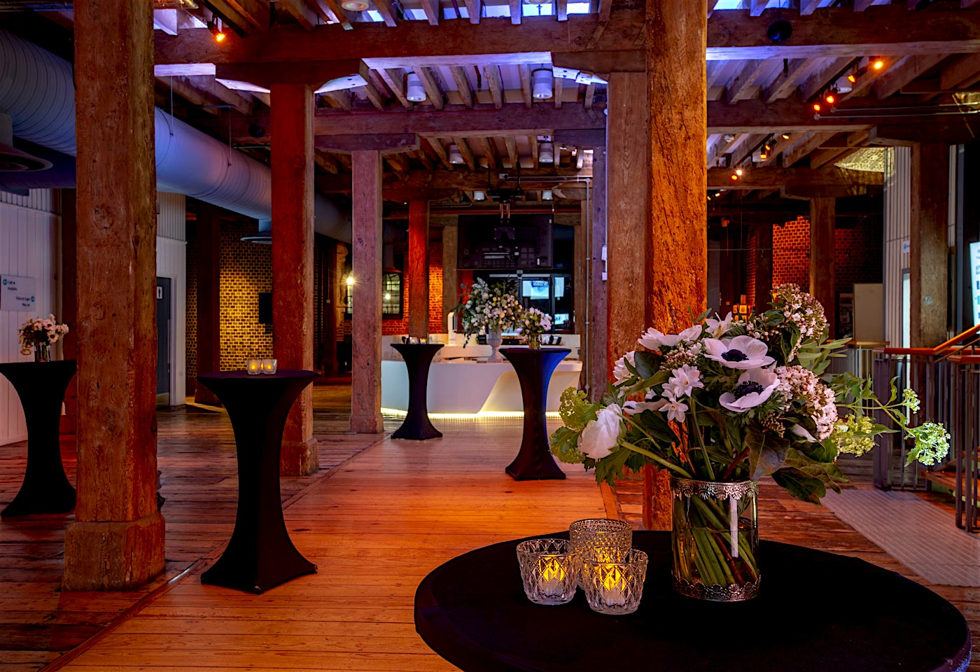 private dining in muscovado hall at the museum of london docklands in canary wharf london