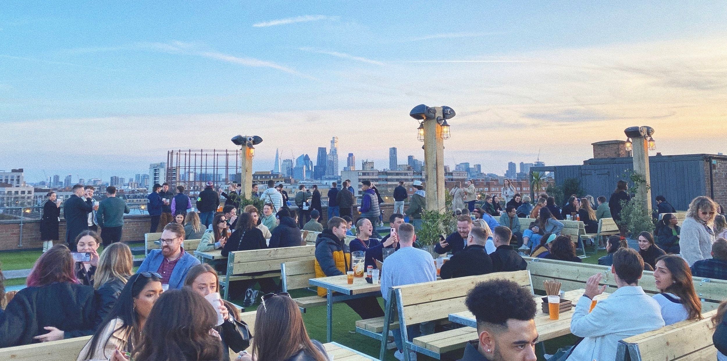 Rooftop bars in London