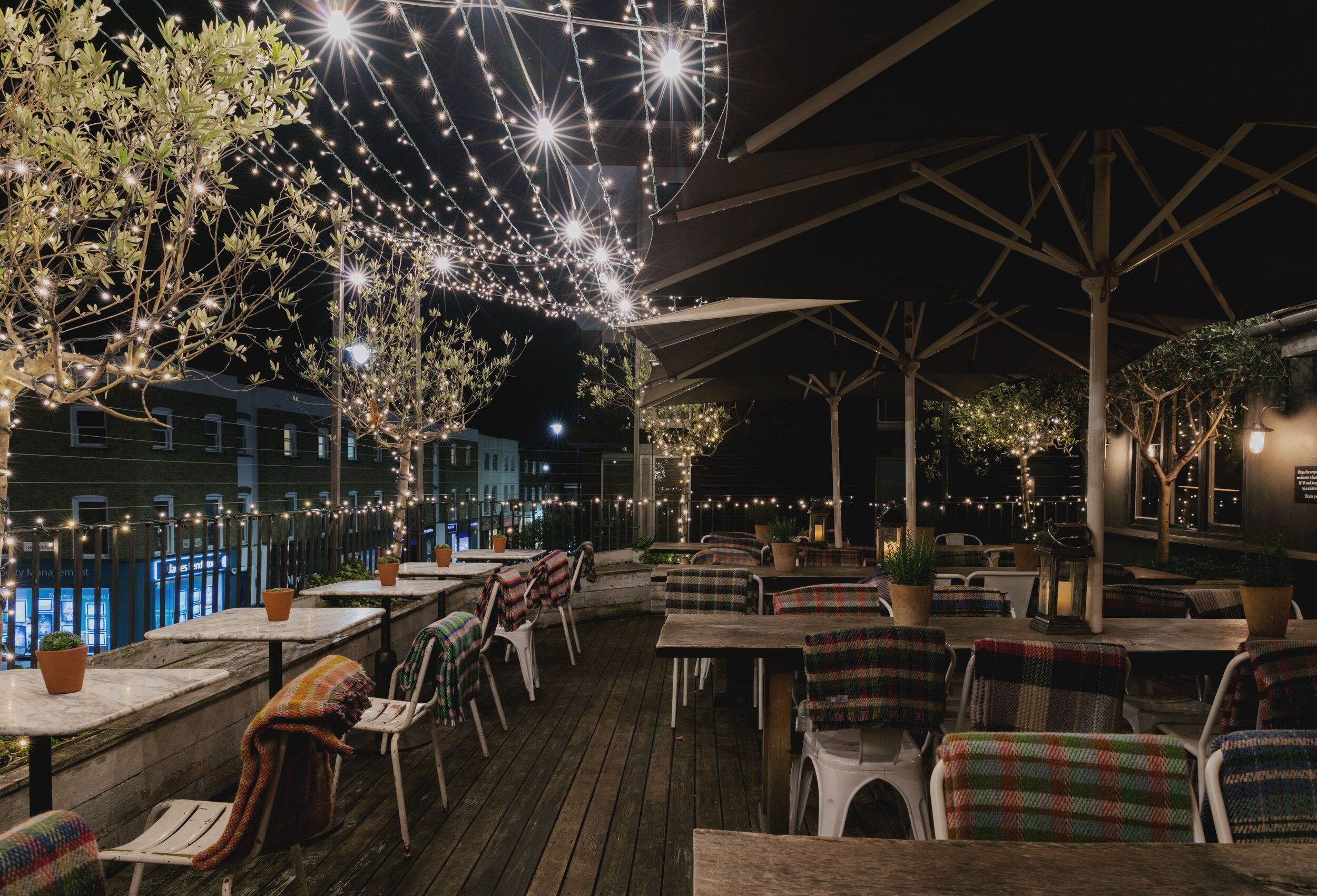 upstairs terrace at no 32 the old town clapham bar london