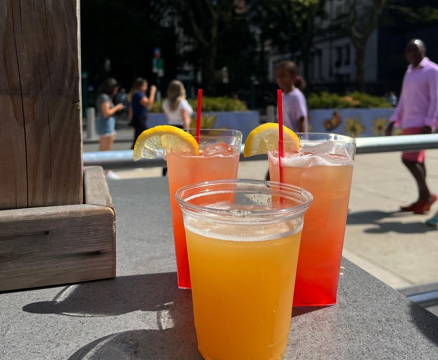 oculus beer garden world trade center lower manhattan nyc