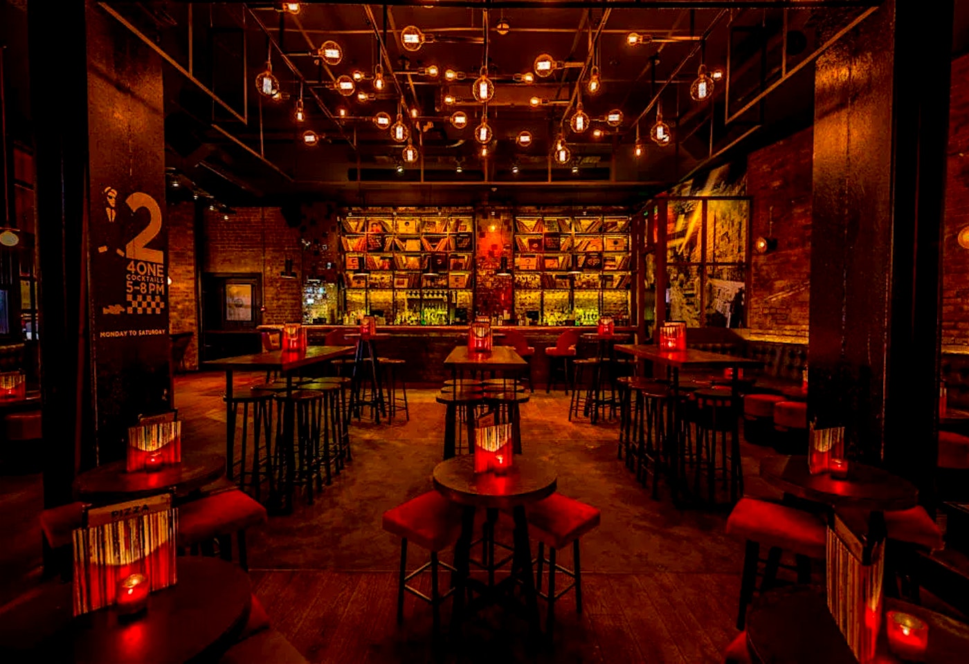 interior of old street records in old street in london