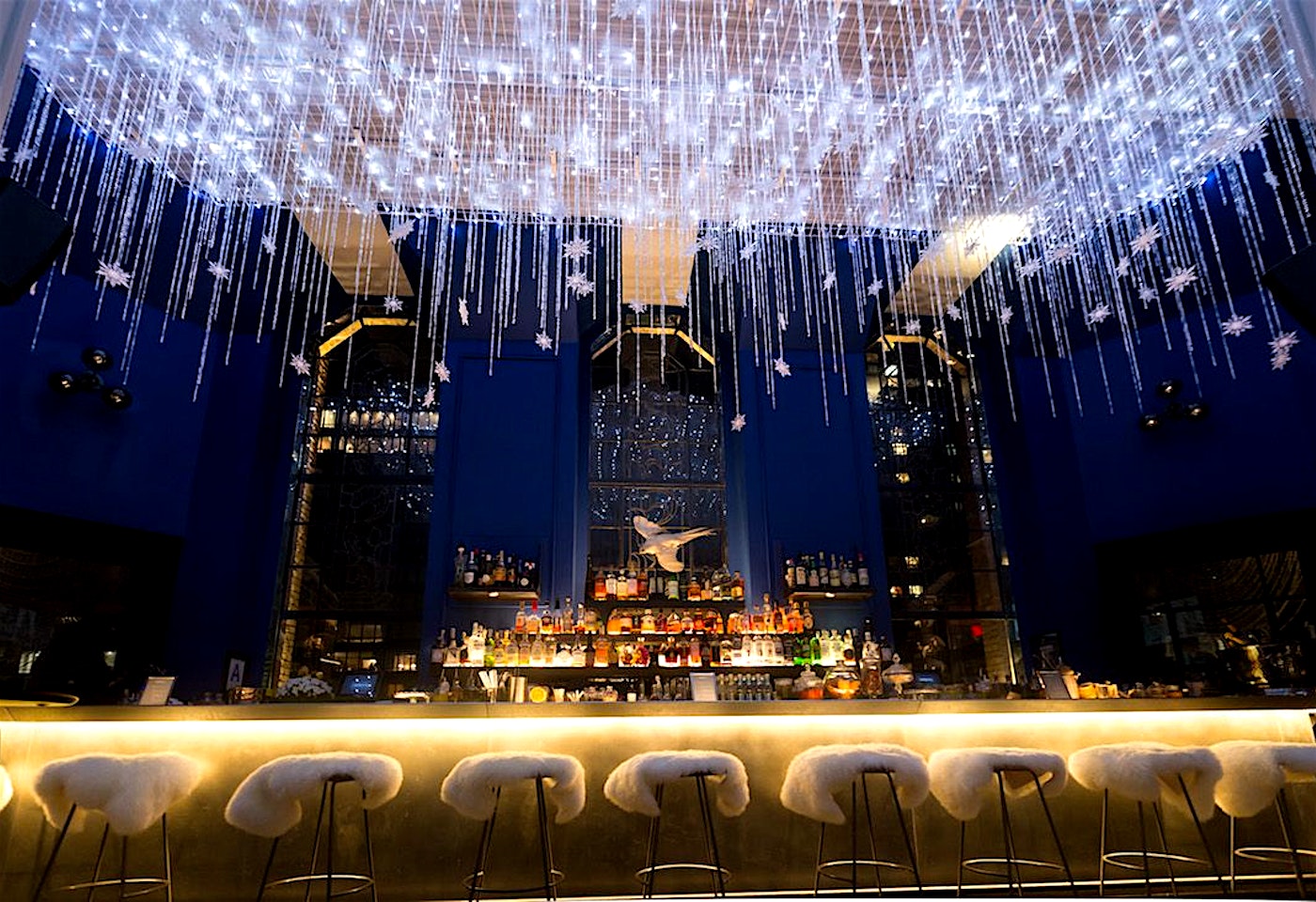 opehlia lounge midtown manhattan christmas party venues nyc