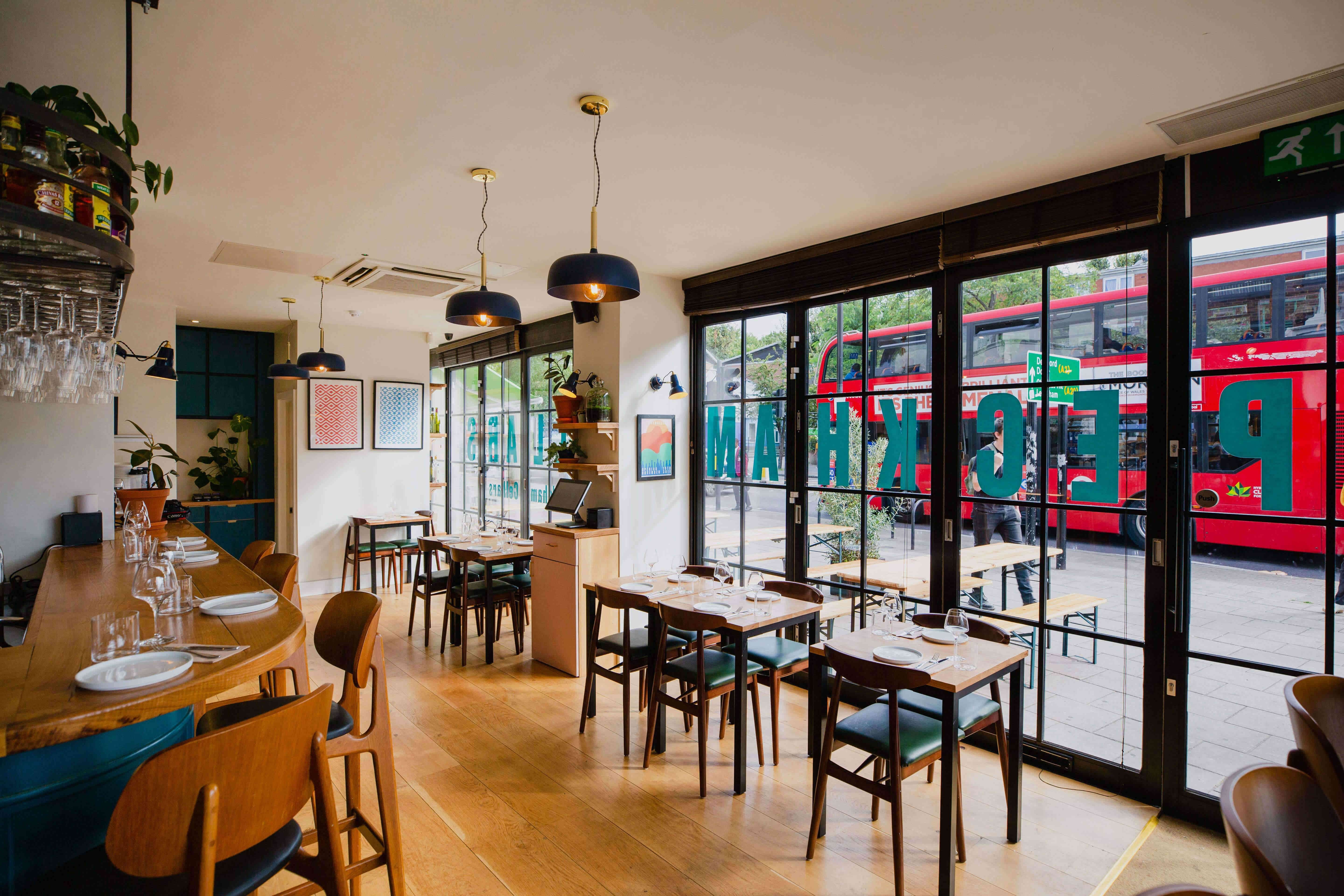 interior of peckham cellars peckham bar london