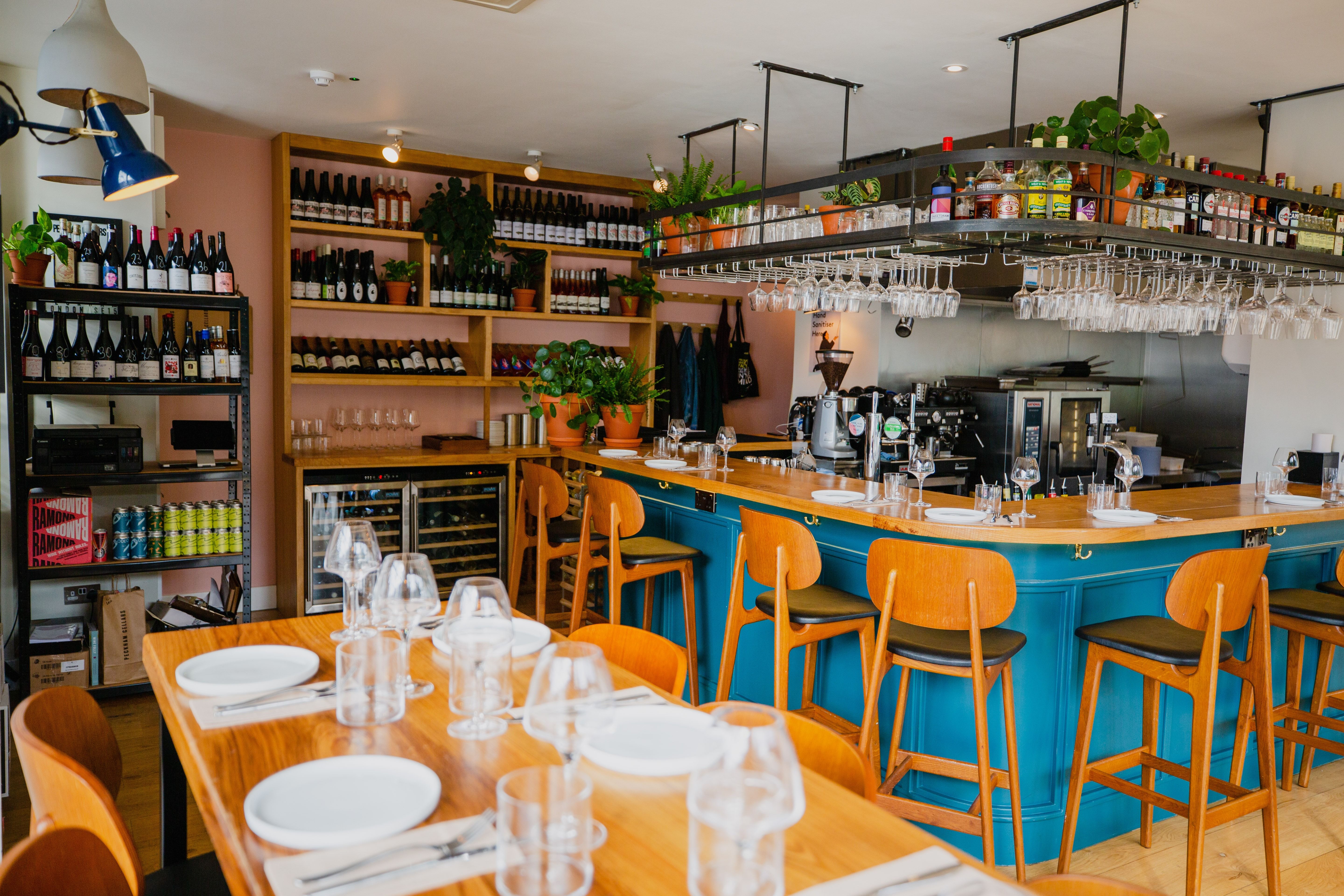 interior of peckham cellars peckham bar london