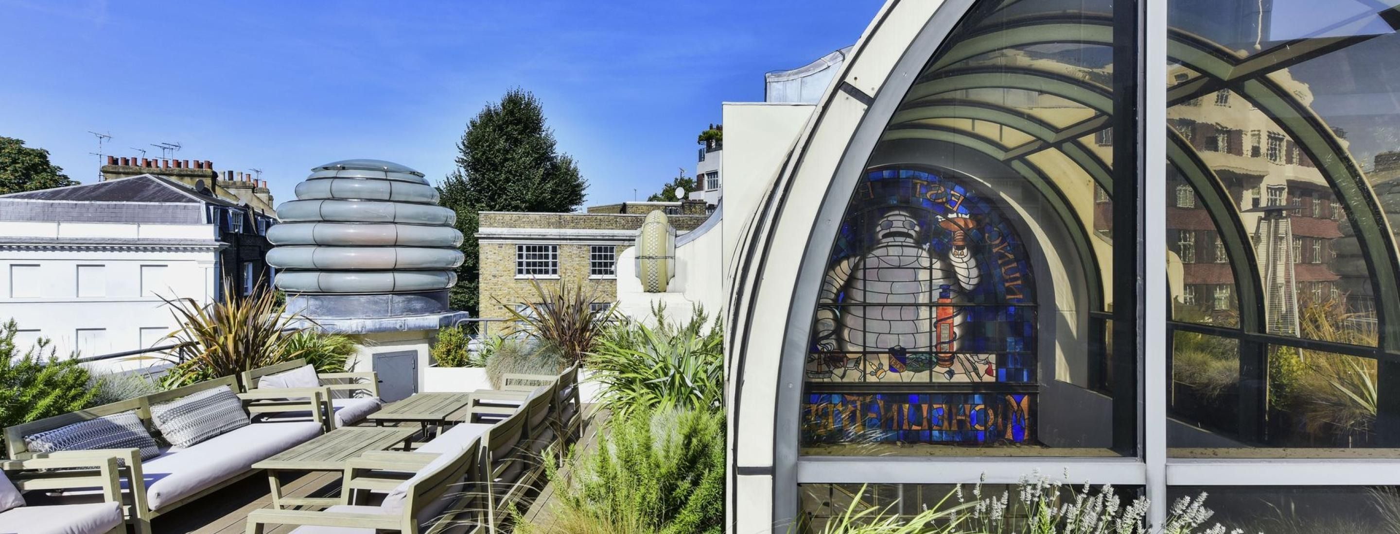 exterior of argyll at michelin house in south kensington london