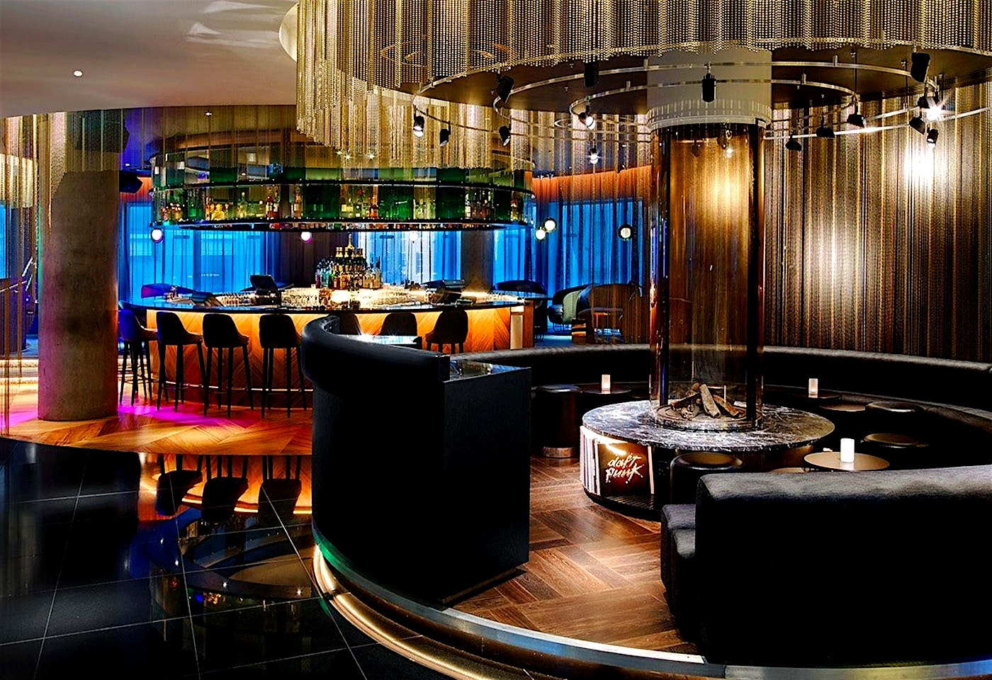 interior of perception in the w hotel leicester square london bar