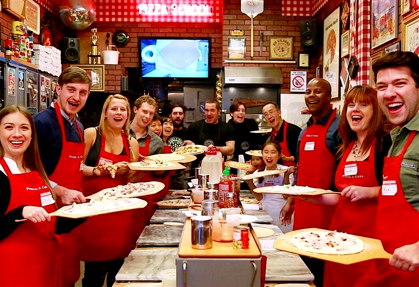 Knead a break? Try this team-building activity: Pizza School NYC image 2