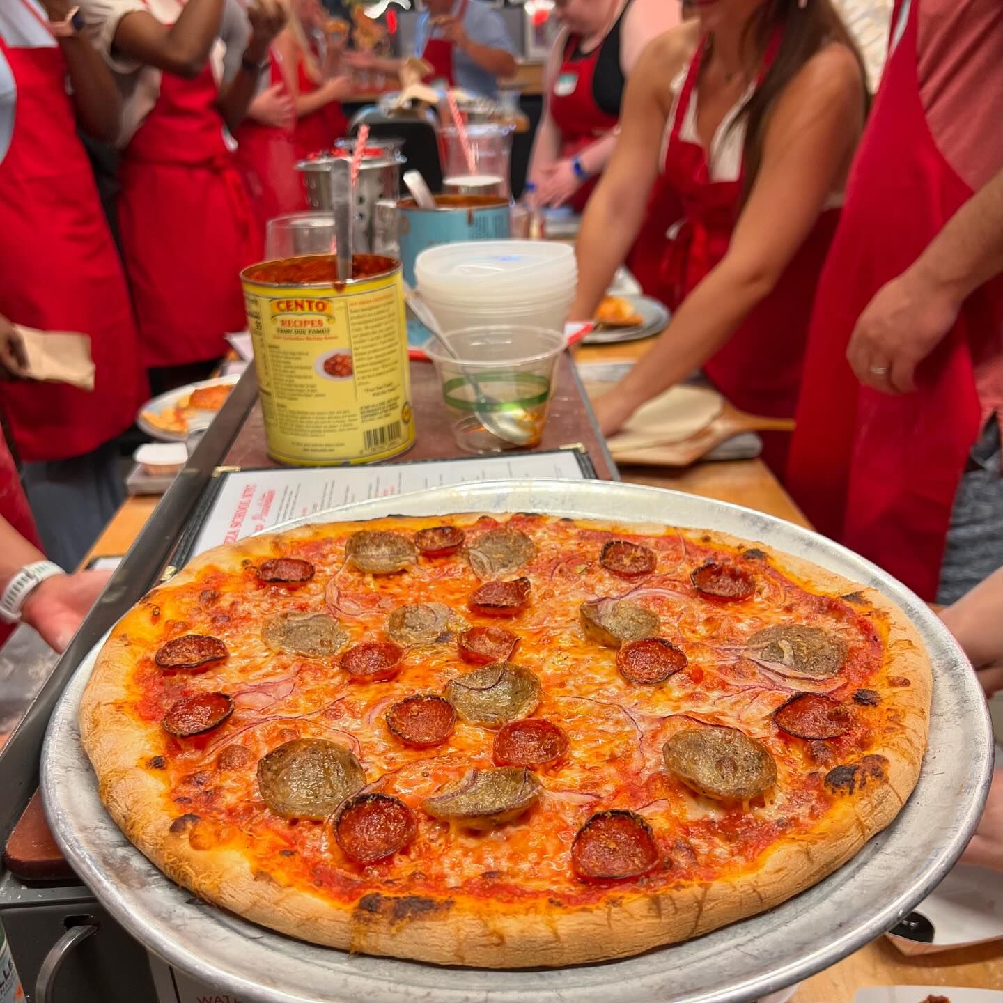 Bond over an interactive pizza party at this team building cooking class: Pizza School image 2