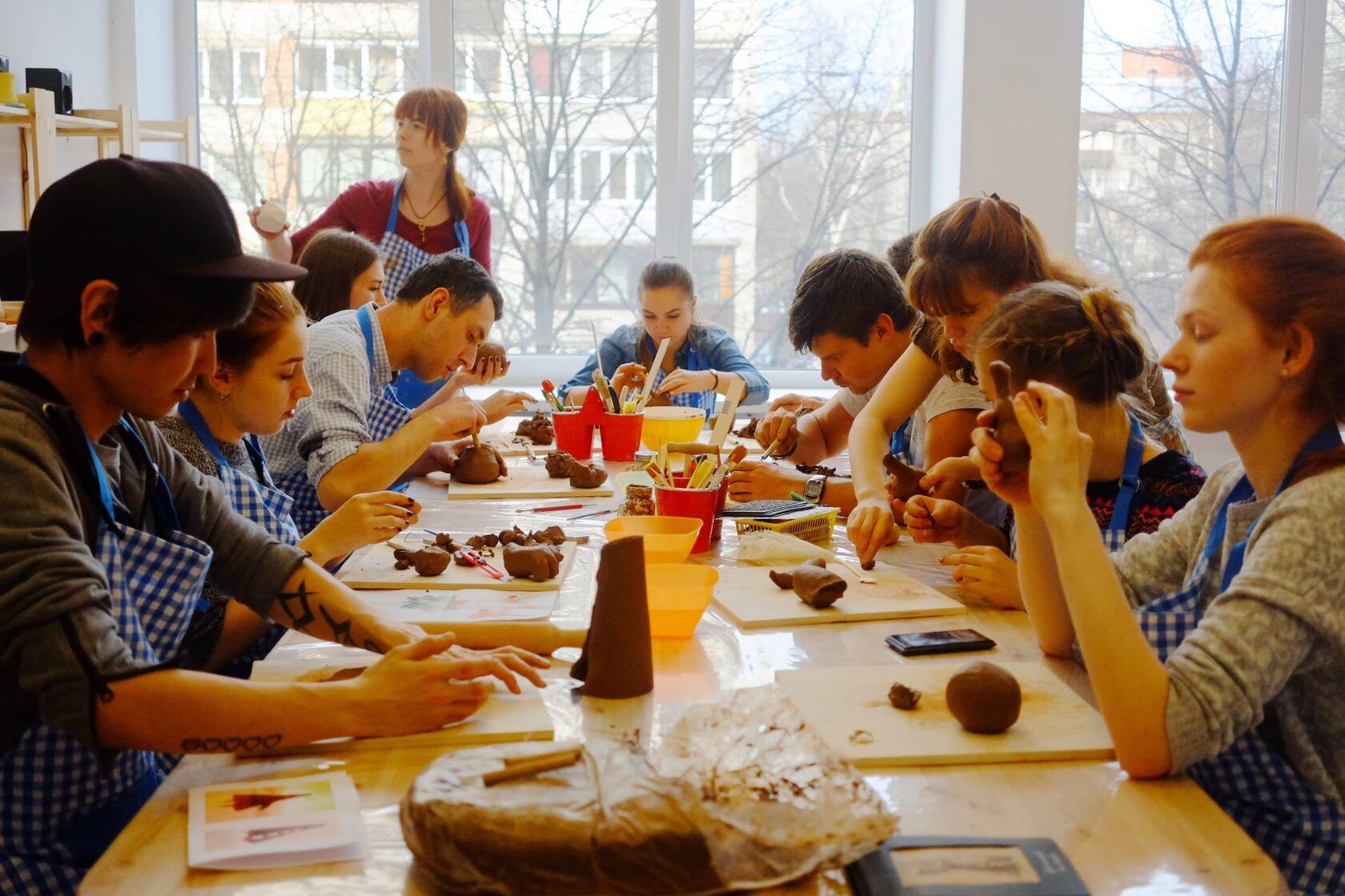 Sculpt a strong team at this pottery class in Lower Manhattan: Pottery Studio 11